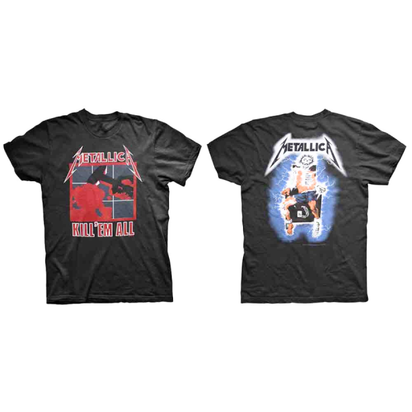Metallica Kill Em All Back Print-T-Paita